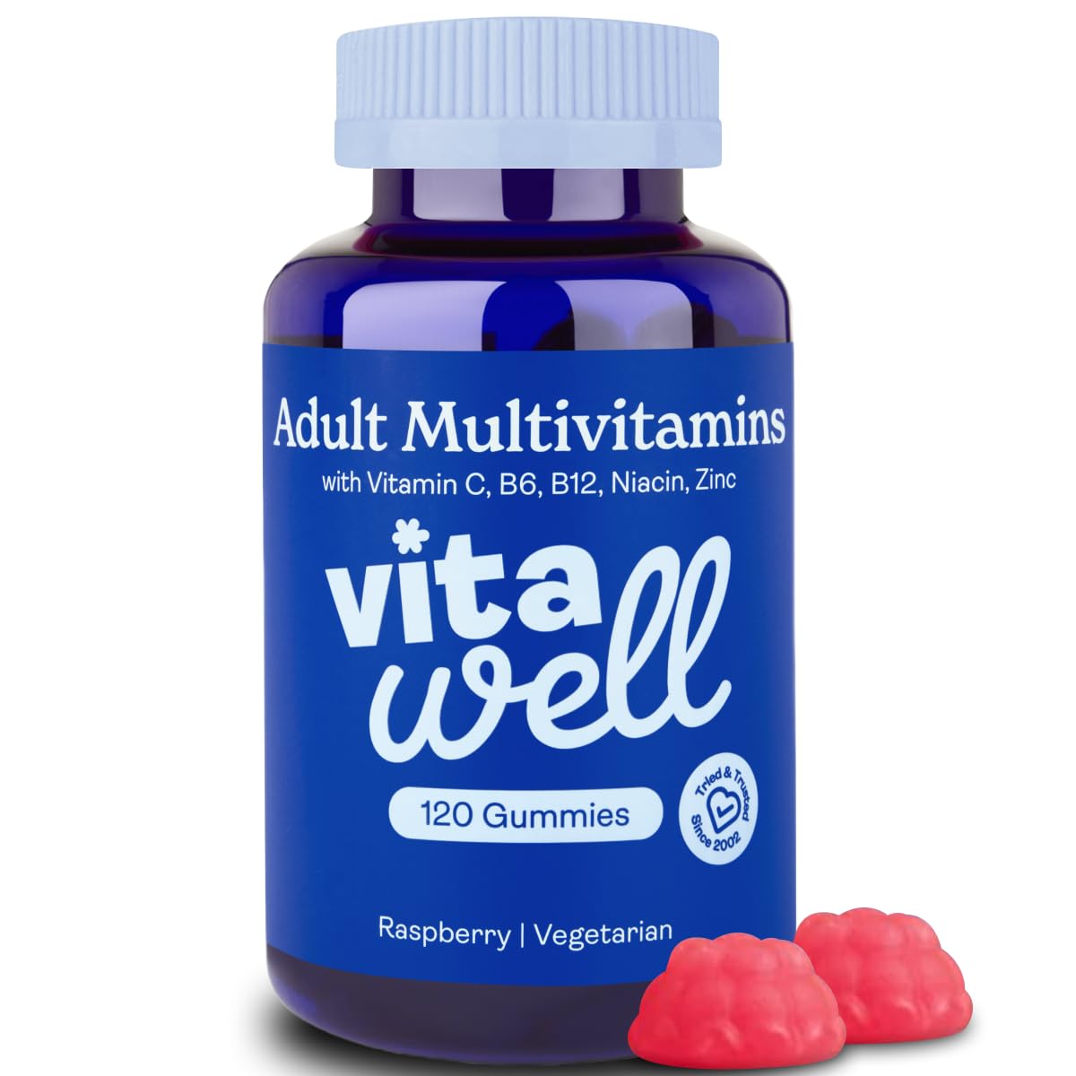 Vitawell Adult Multivitamin Gummies - 120 Raspberry Flavour